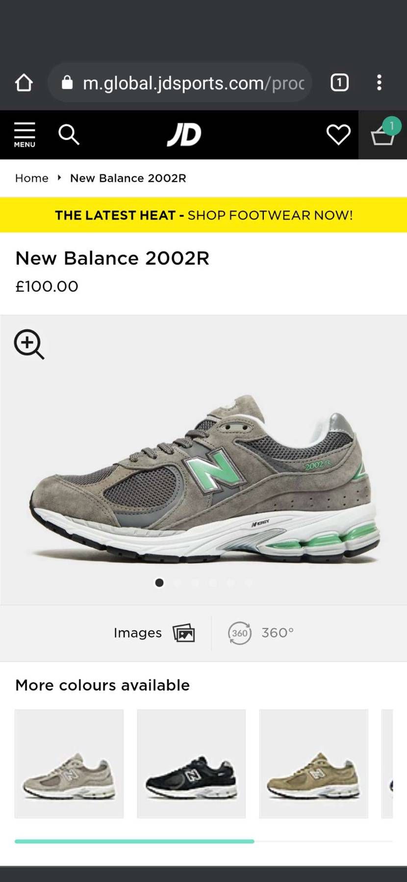 New Balanceの2002Rを購入検討中です。
JDs