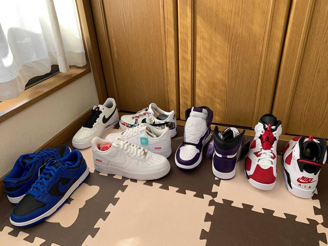 いまだに履けていないスニーカー達😭
早くコロナが終息して、気軽にスニーカー履い