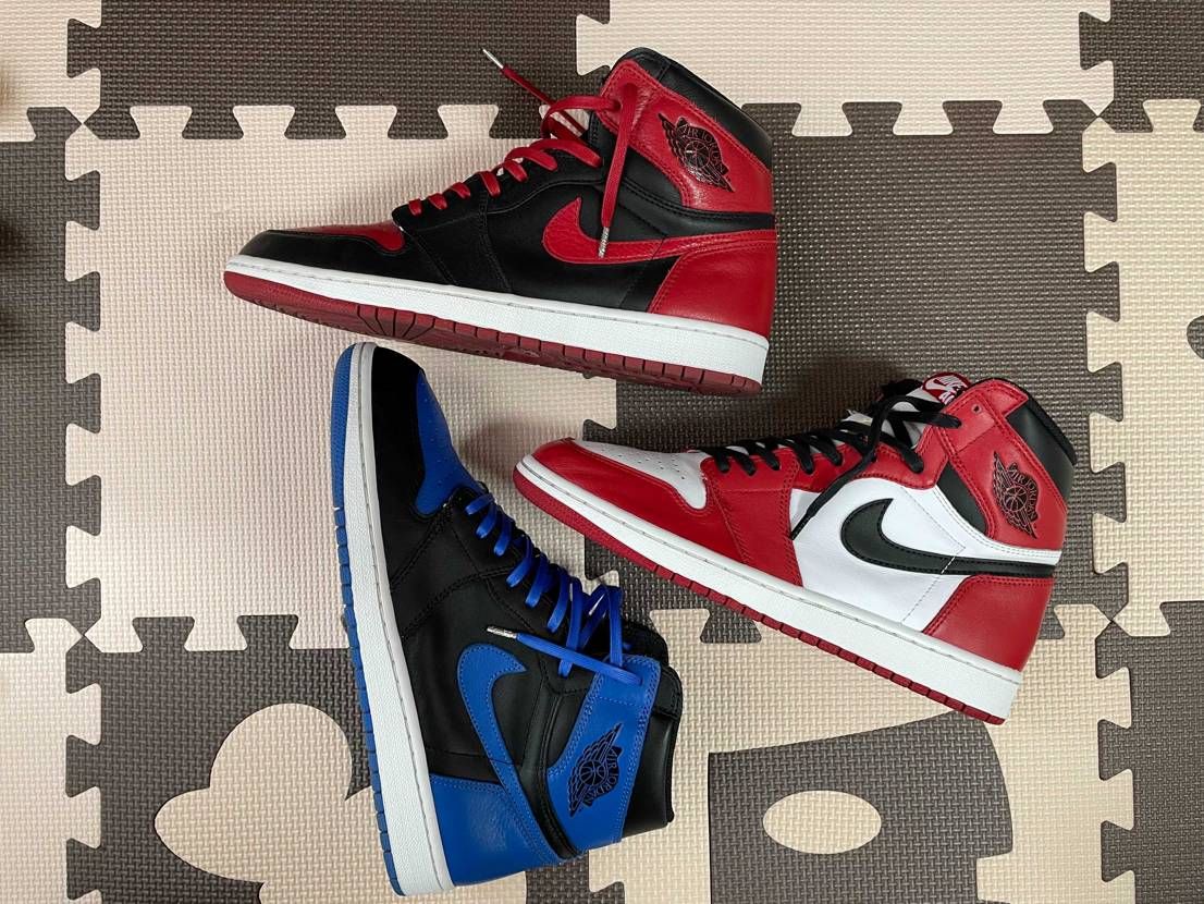 やっぱりこの3足は格別だなぁ🤤
2015シカゴ、2016BREAD、2017ロ