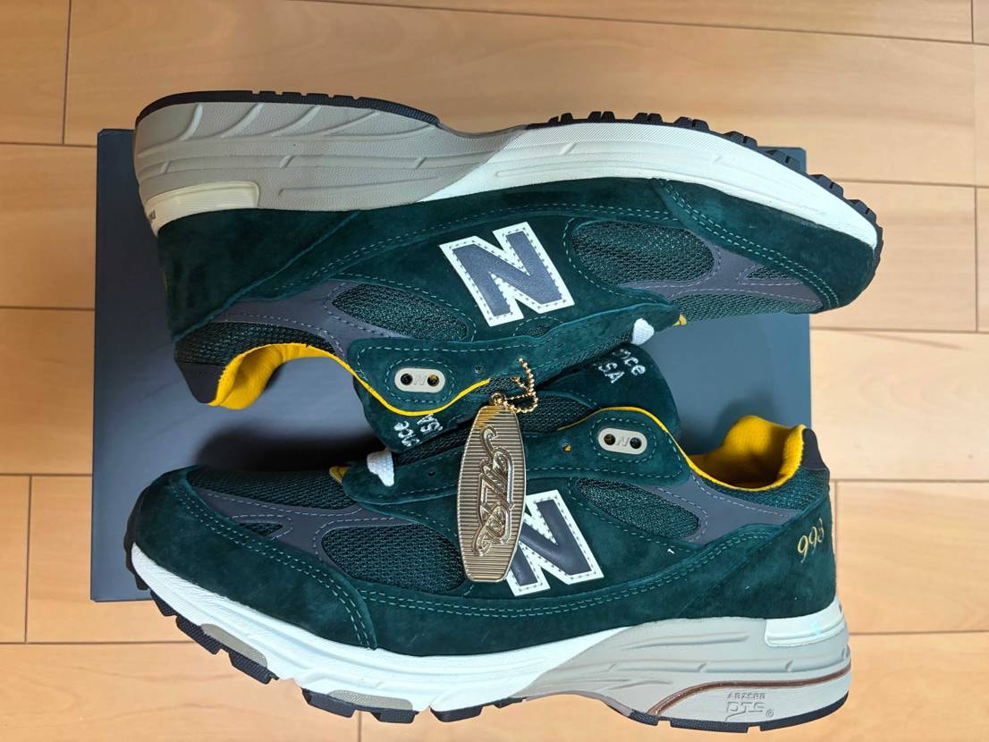 New Balance 993 エメ レオン AIME グリーン ニューバランス 国内2月11日発売予定】エメ レオン ドレ × ニューバランス 993