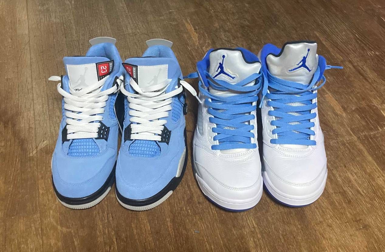 AJ4と5の紐を交換してみて両方いい感じになった