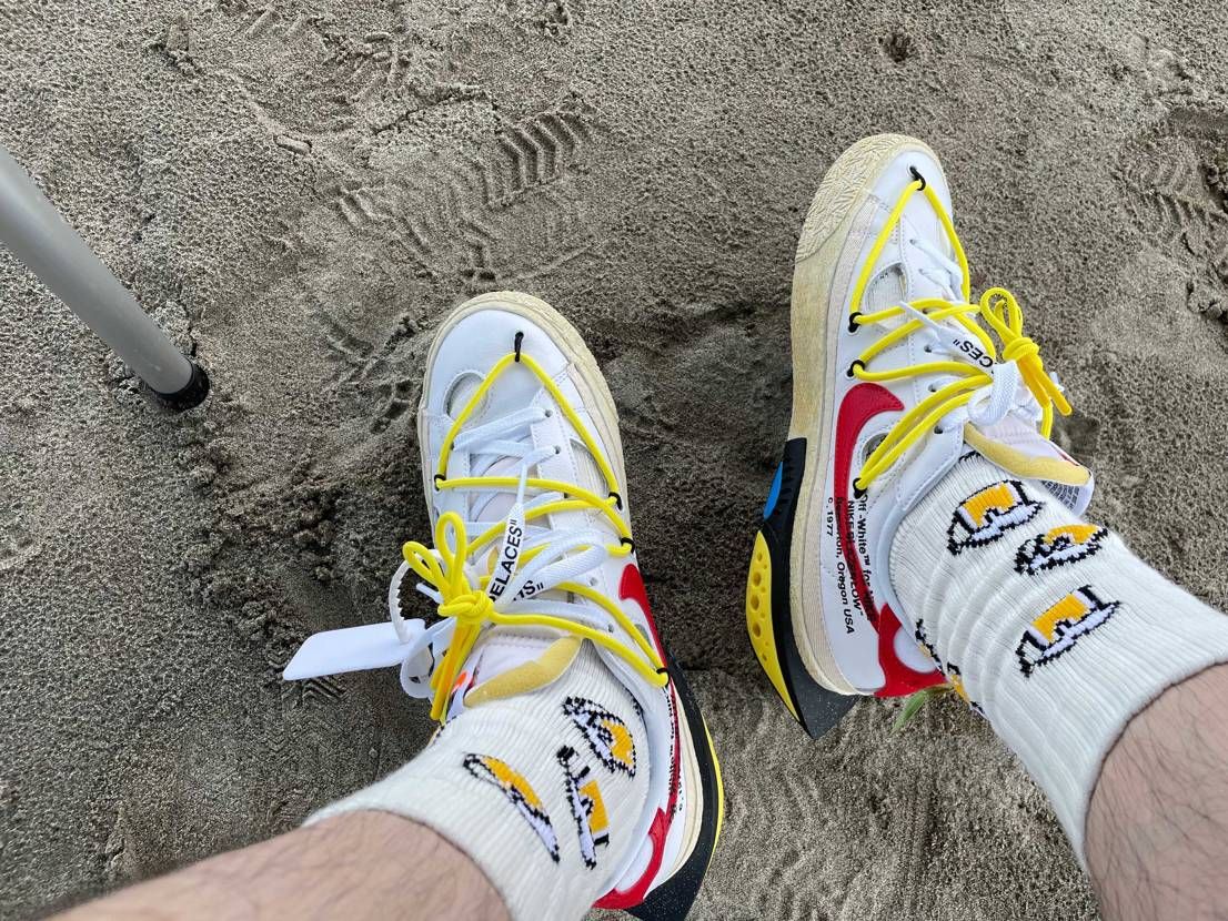 カカトのアレは砂浜で潜らない為でした🥰