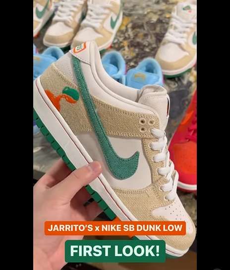 Jarrito’s x Nike SB Dunk Low QS
FIRST L