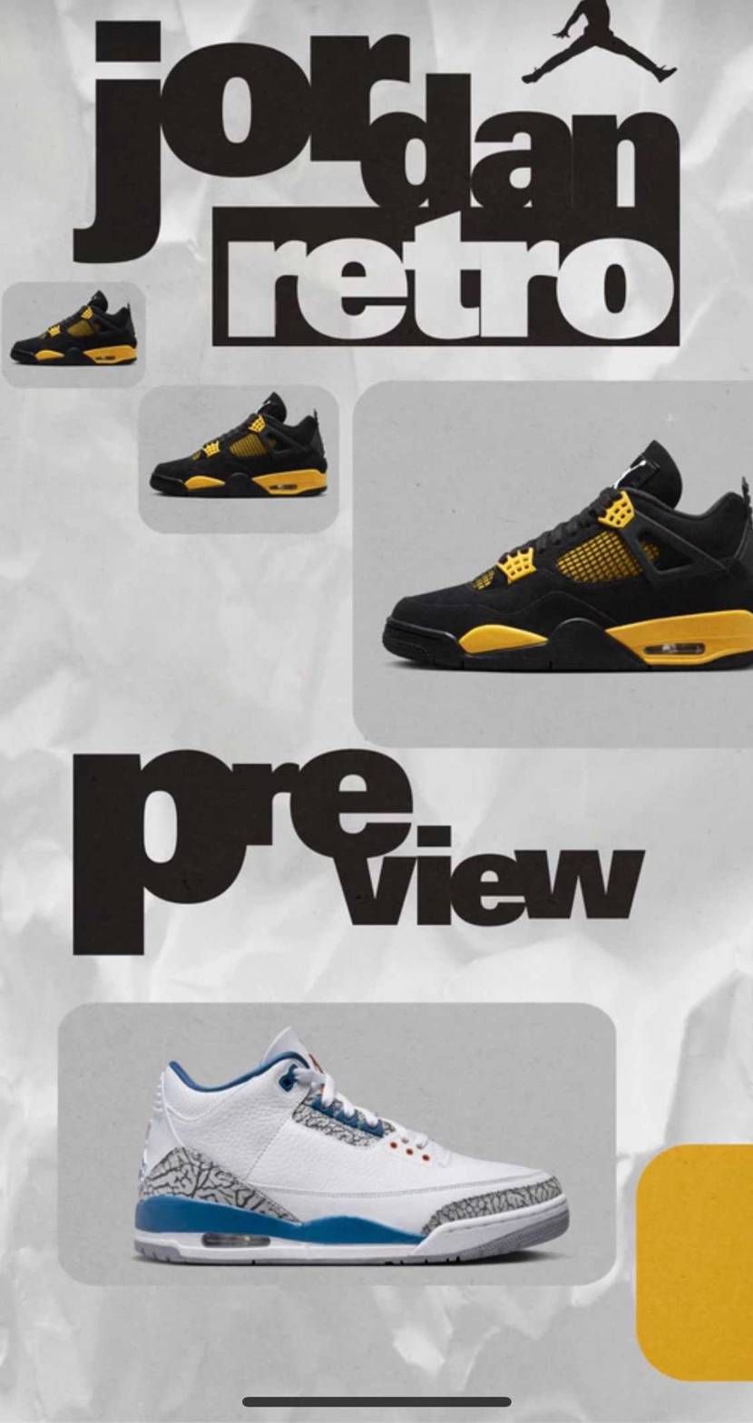SNKRSでJordanシリーズの今後😳
3ウィザーズはAprilになってたな