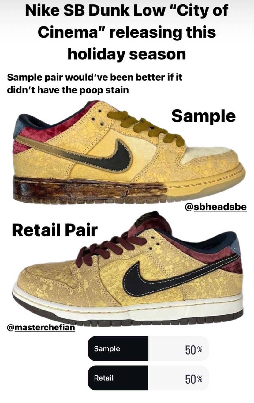 ソールがサンプルの方が良いけどどっちも良い🙄