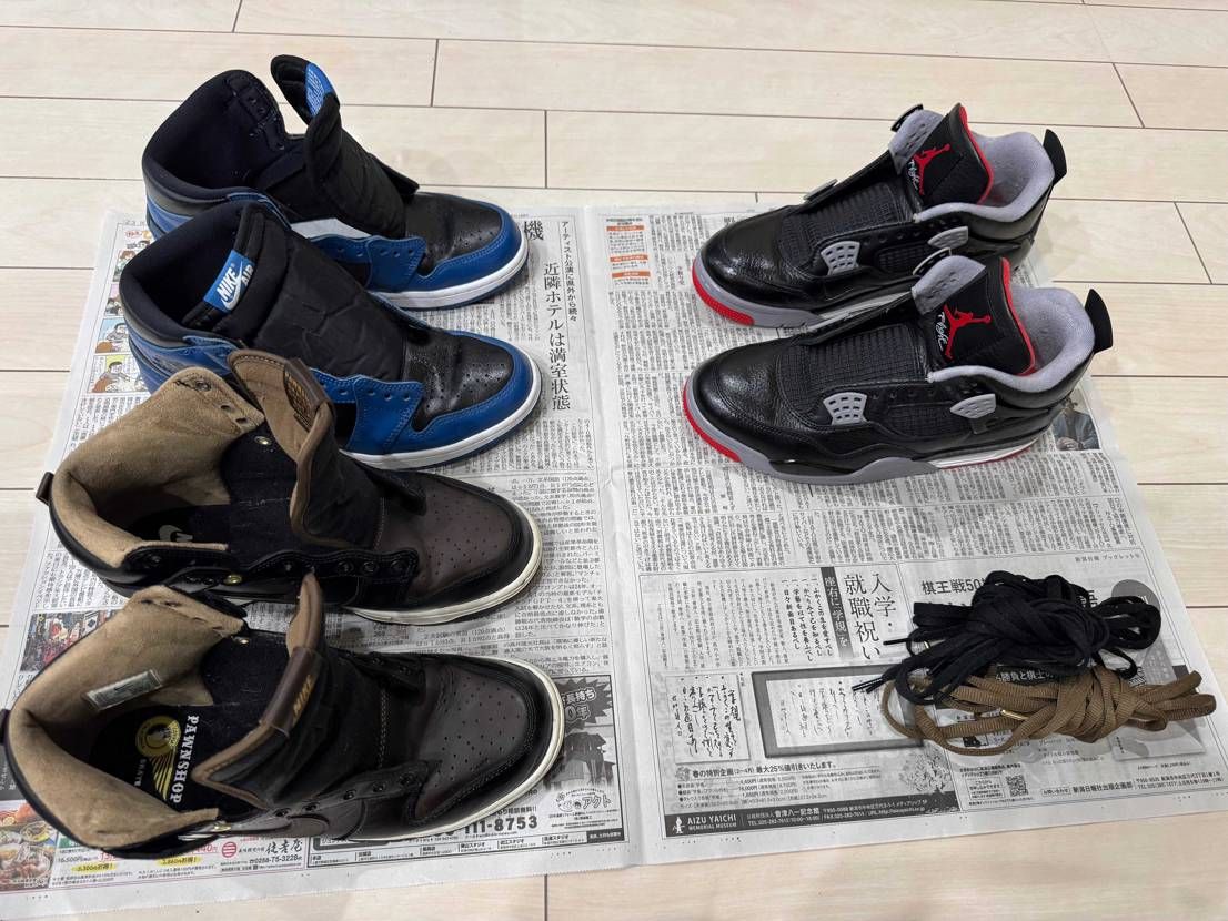 さぁ連休初日は履いたのを仕舞いたいので
クリーニング…😮‍