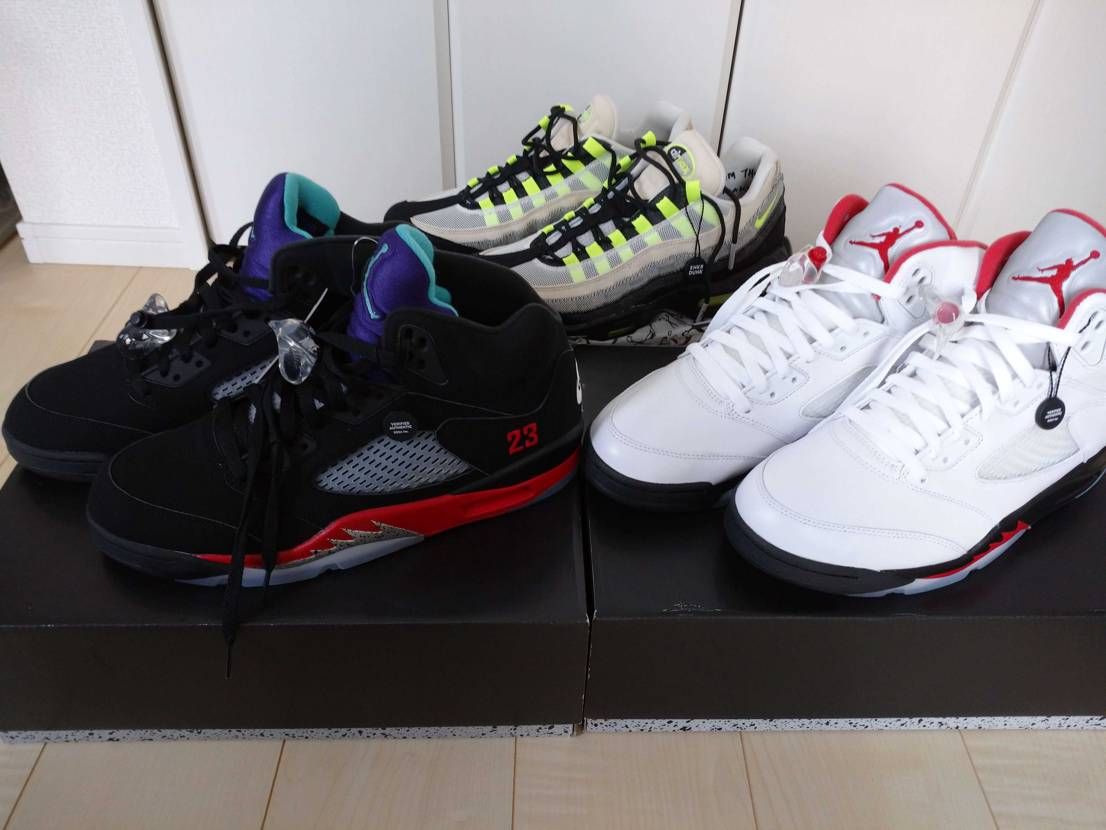 大好きな３足
自分の中でラスボスはエアマックス95