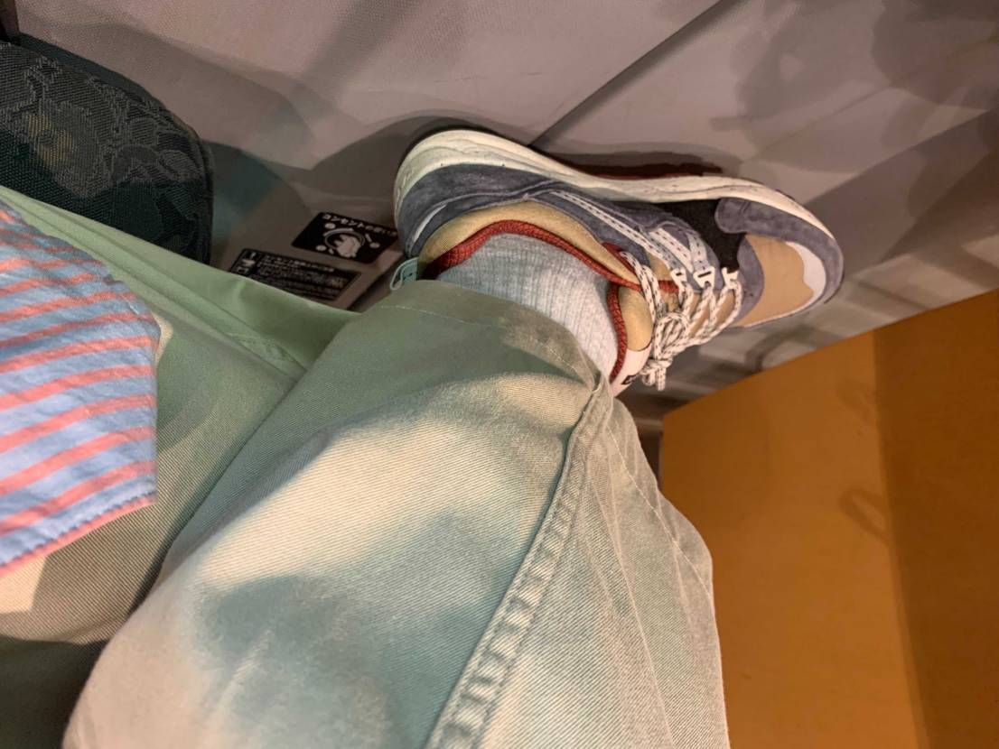 ここではあまり見掛けないkarhu
履きやすてデザインもイケてます。
