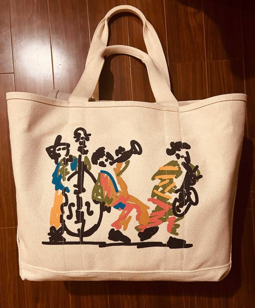 スニーカーじゃないですが、aime&drake'sのトートj