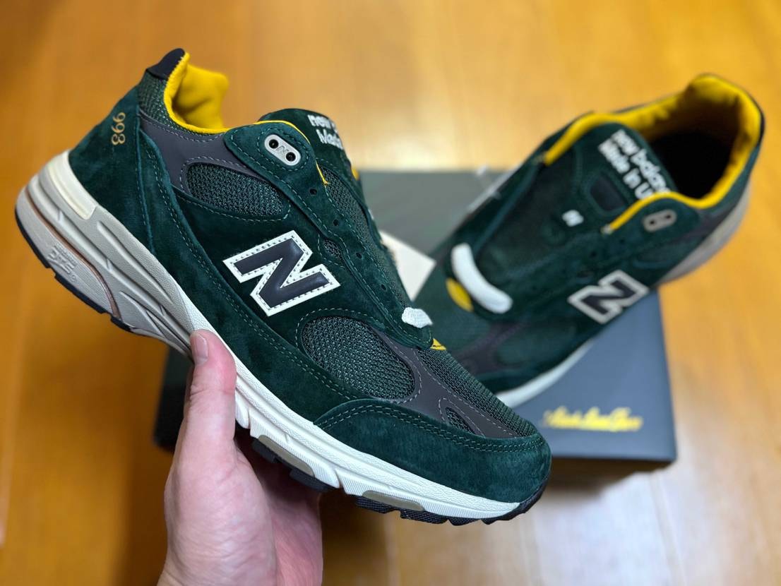 New Balance 993 エメ レオン AIME グリーン ニューバランス Aime Leon Dore × New Balance 993 Mulberry Green ニューバランス