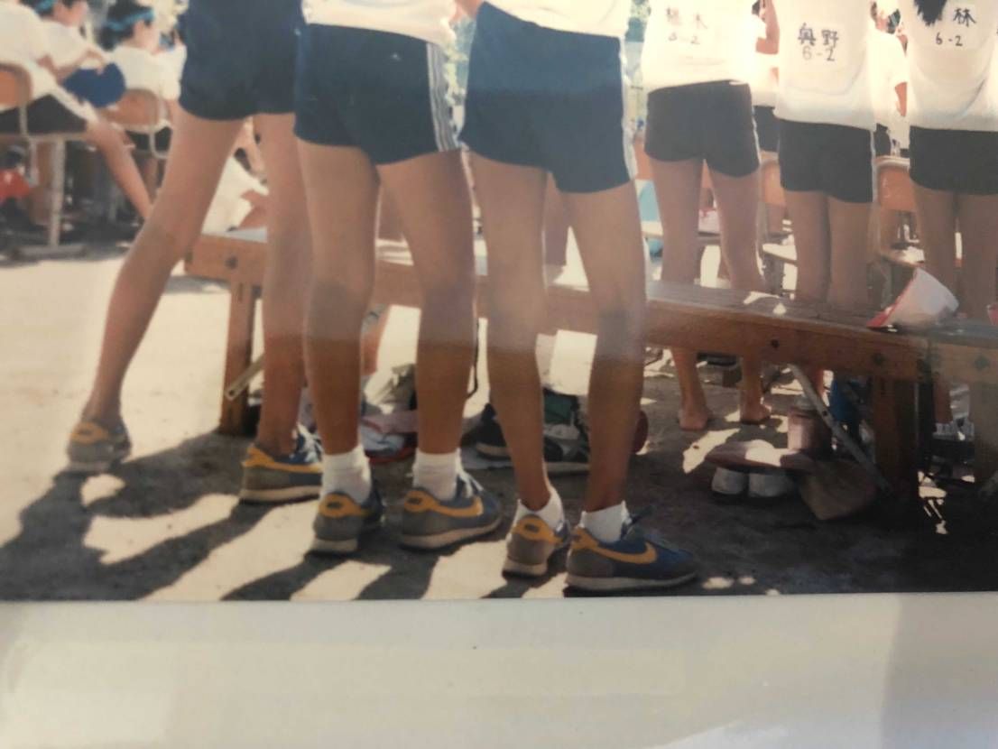 30年以上前の運動会。この靴好きやったなぁ