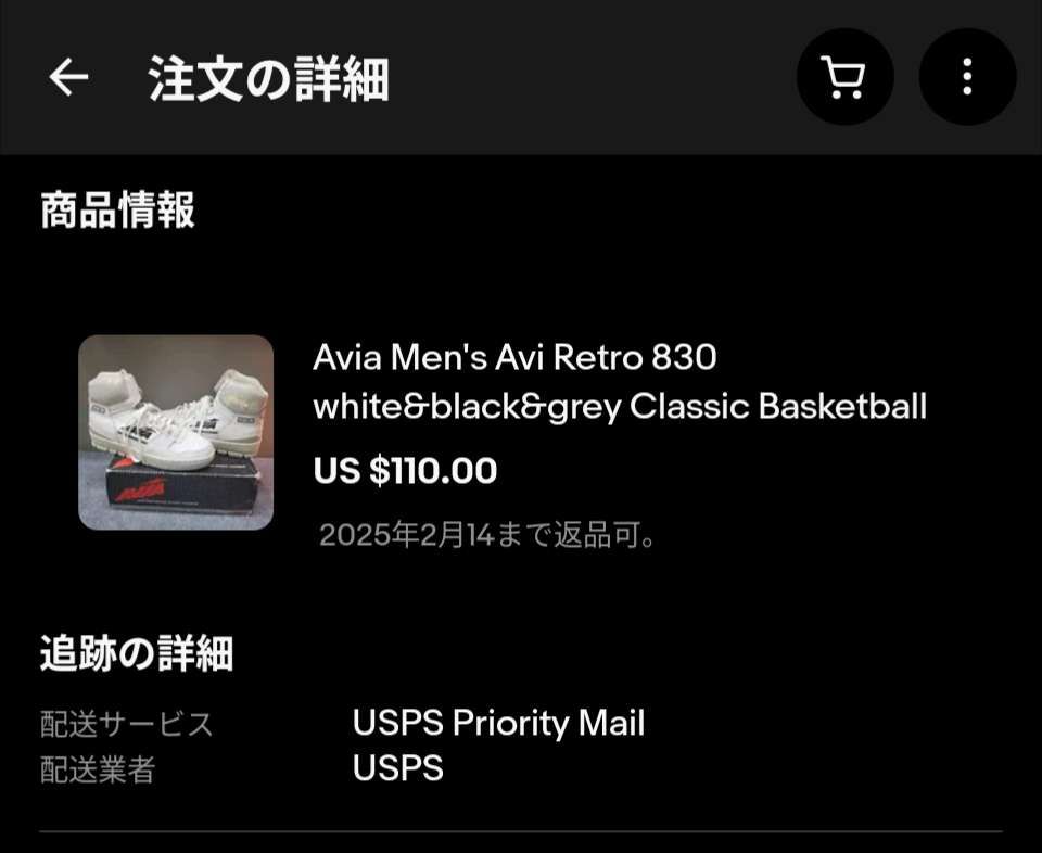 Avia 830の箱付きデッドストック購入。
関税まで前払いだから少し割高だけ