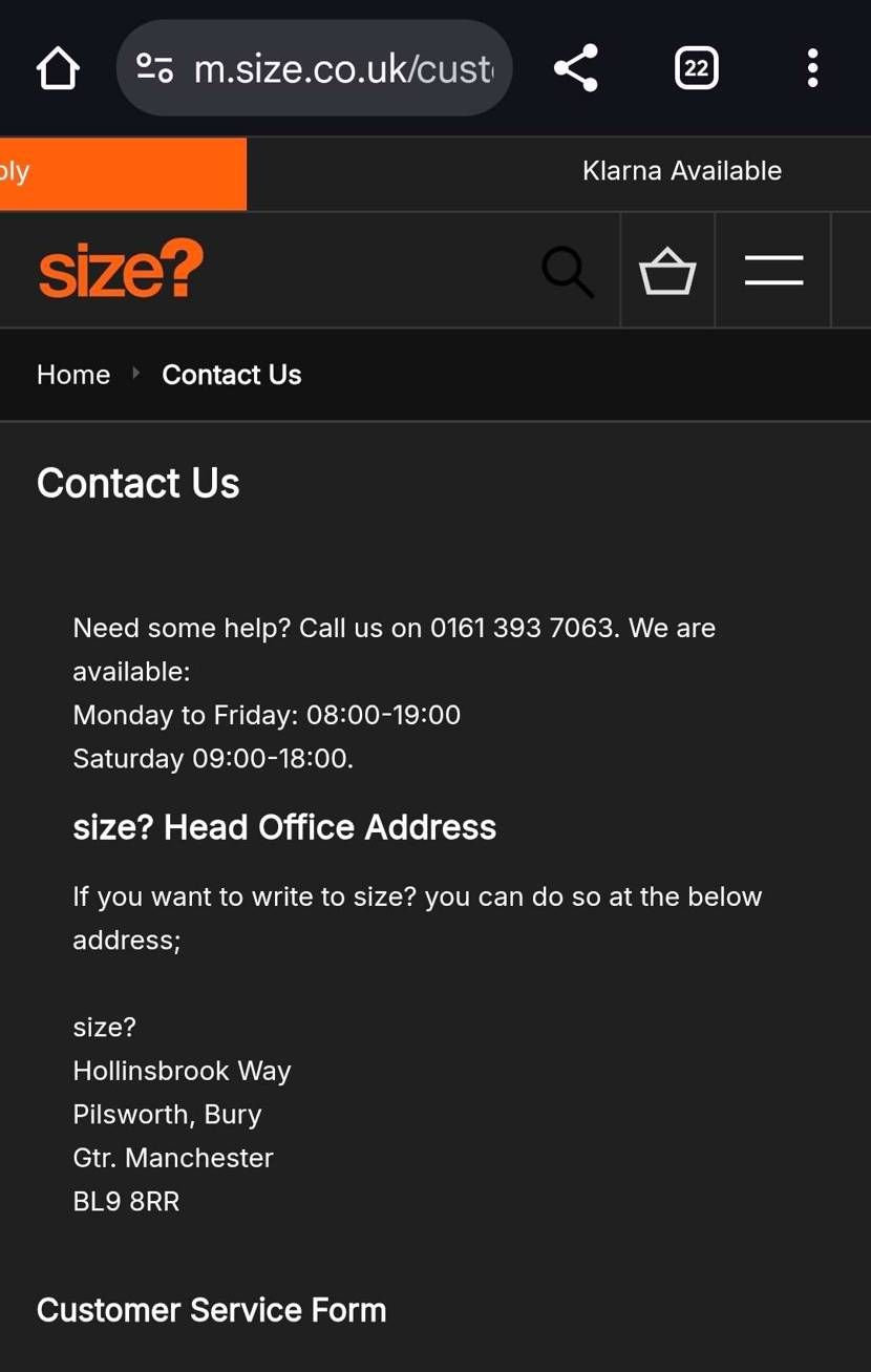 size?の問合せここで合ってんのかな…
何回も問い合わせしてるけどなにも来な