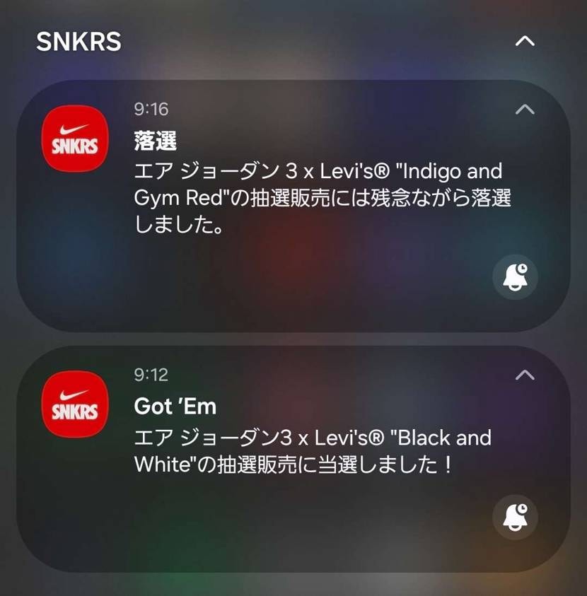 販路狭いなーと思ってた黒が当たった。
これは嬉しいな。