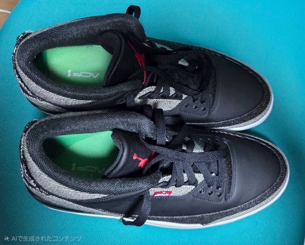 (背景だけAIに消してもらいました)
インソールが届いたの