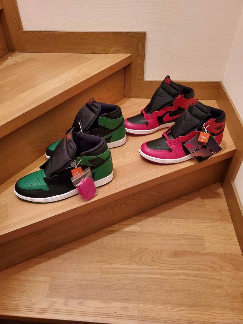 株から先ほど届きました～。初めてのAJ1大切にします　(*´∀｀*)