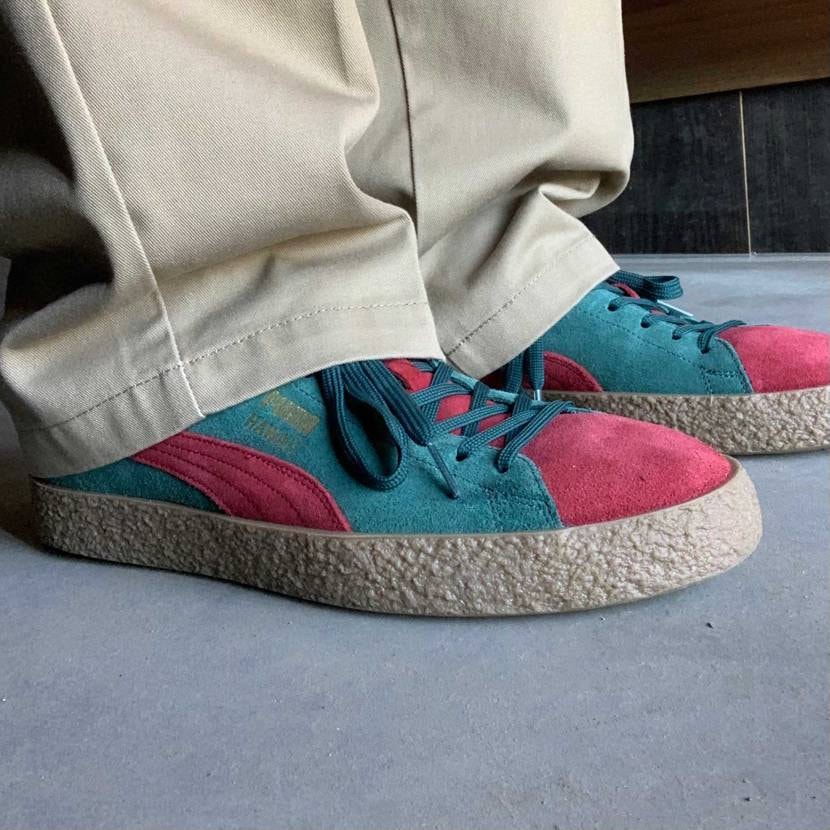 本日
puma hawaii og

70s復刻のmir、良色です。
茶