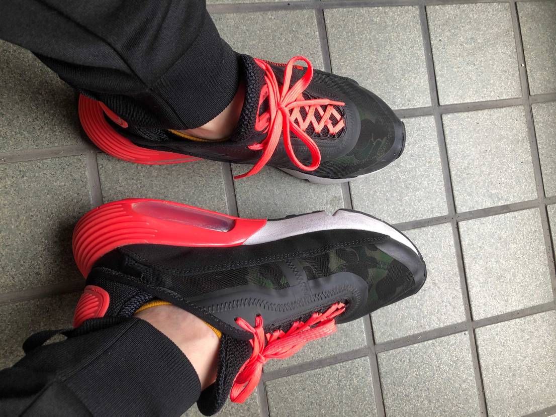 雨の日と普段履きは防水スプレーしまくったこいつ😊
このダックカモあまり人気ない