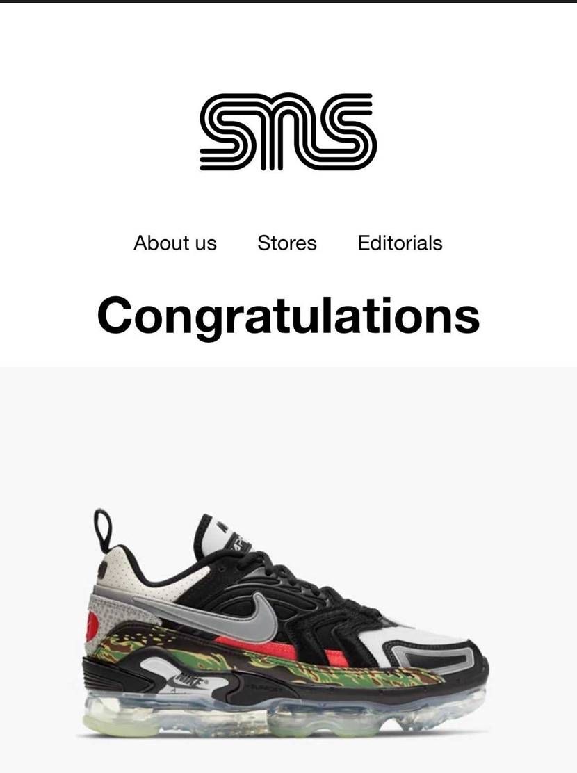 ありゃりゃ😓
SNSでも当たったわ😓
2足は要らんなぁ!!