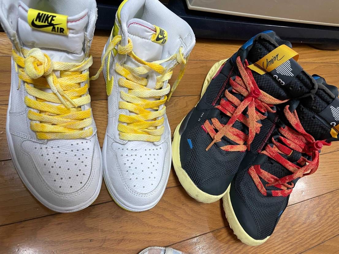 シューレースであれこれ遊び中😁
Michiganとtoro