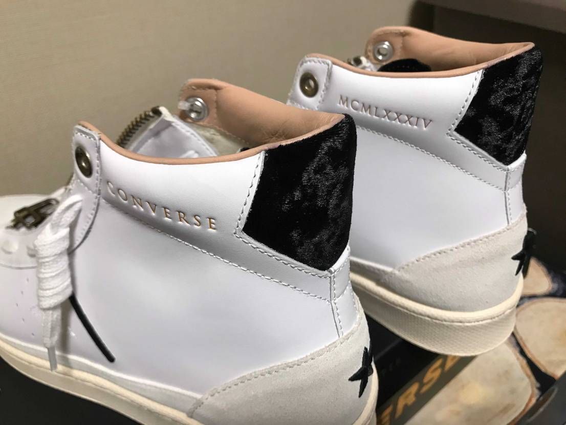 snsで購入した、ibnjasper×converseが到着‼️
ジッパータイ