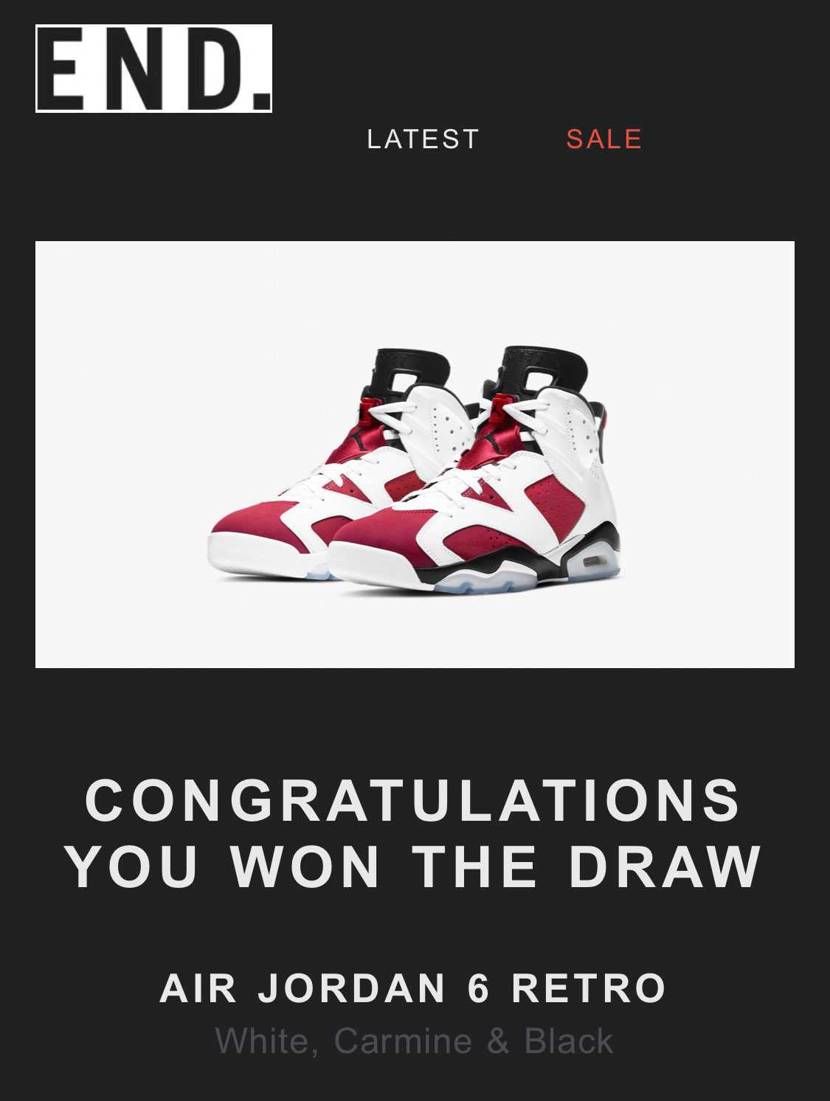 atmos抽選のモアテンに続き、今年2足目ゲット😆
END.初当選でした♪
