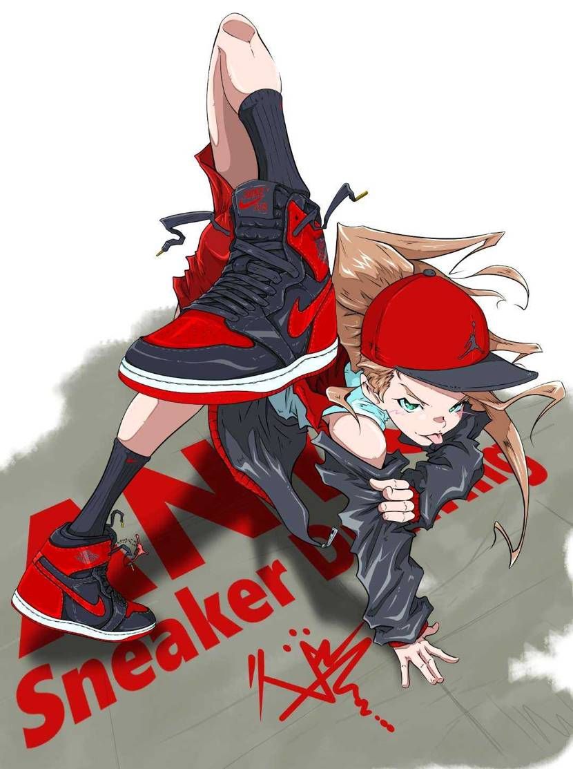 あんよチャン!スニーカーイラスト
81足目「AIR JORDAN1“Paten