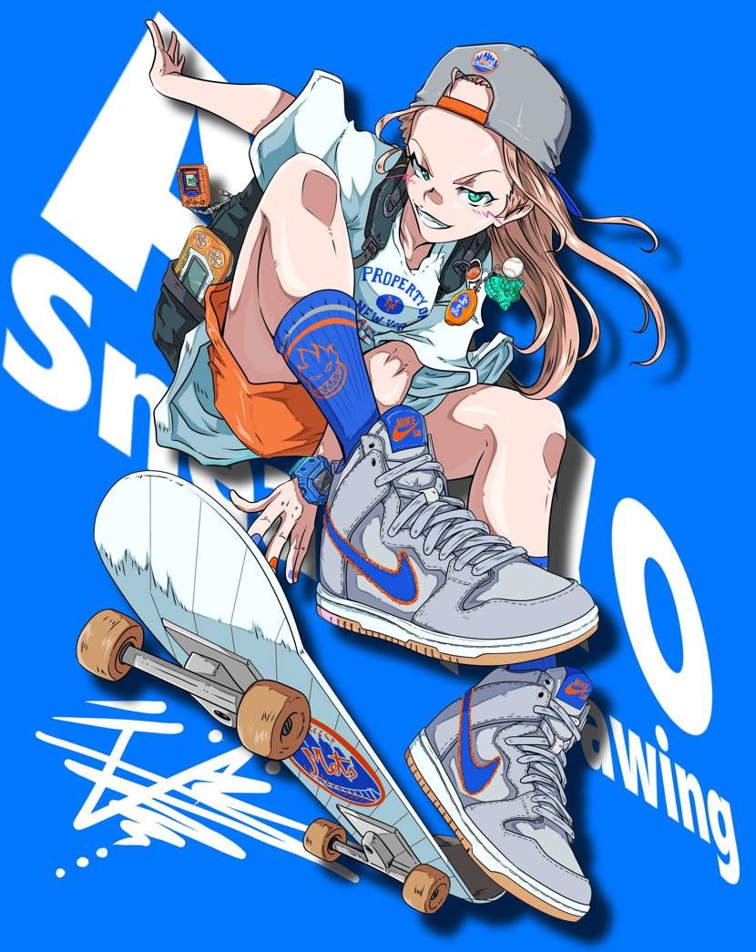 スケボー女子ってカッコいい🎵
『NIKE SB DUNK HIGH “N