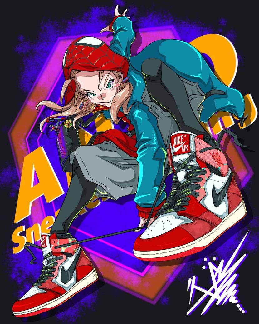 スパイダーマンとのコラボAJ1‼️
『スパイダーマン:スパイダーバース×ナ