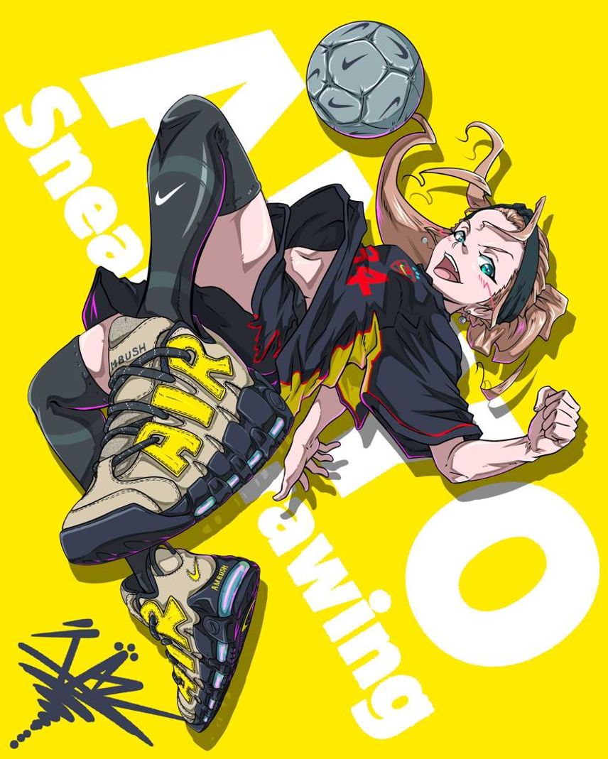 『AMBUSH×NIKE AIR MORE UP TEMPO LOW』
あんよ