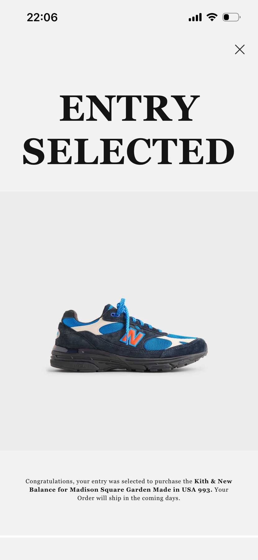 KITHではじめて当たりました！
やったー😆