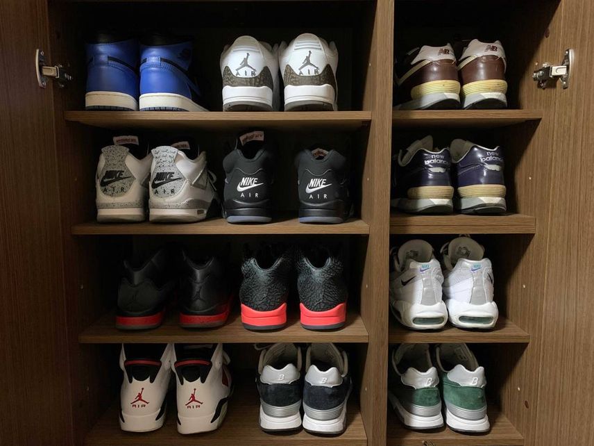 新しいのを履き下ろしたいけど場所がない😭