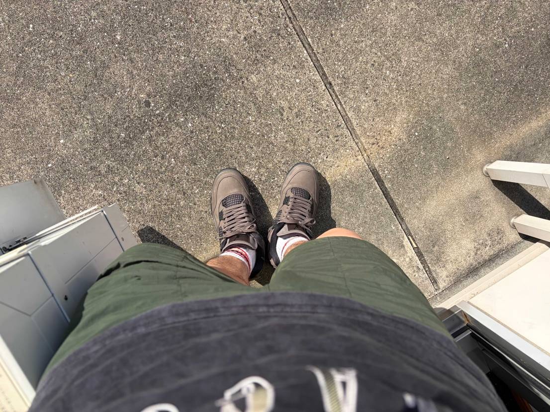 暑くなって来ましたね🥵

もうハーパン履いてるし👍
