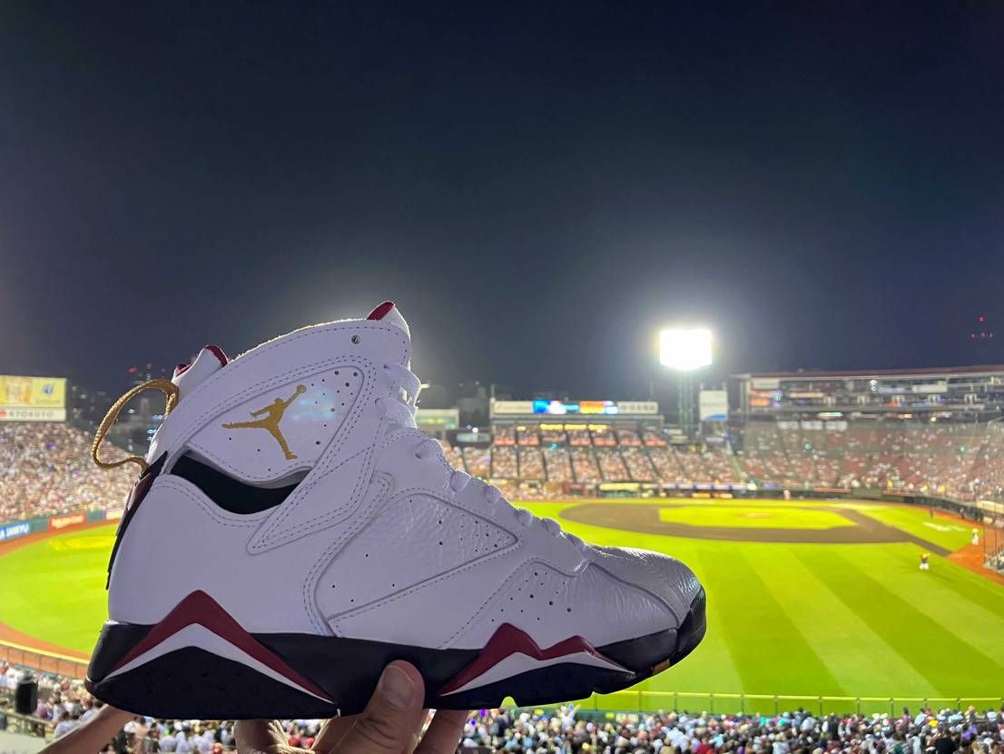 雨の中の現地観戦3戦目⚾️わしほ〜🎉
7はジョーダンの中では履き心地いい