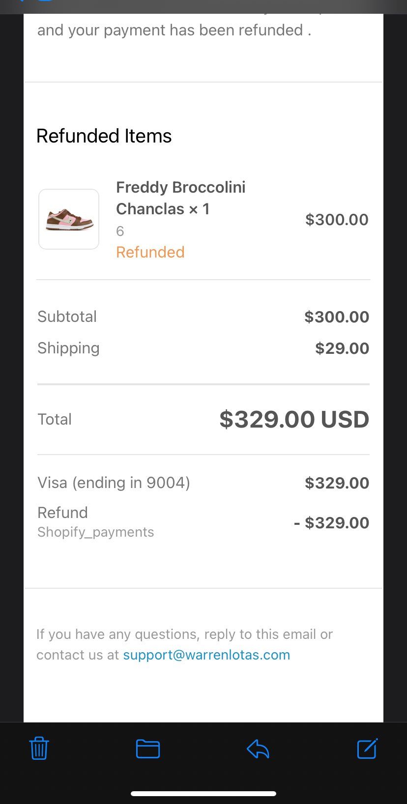 変更物、Tシャツのオマケ付きを蹴り私はキャンセル致しました。