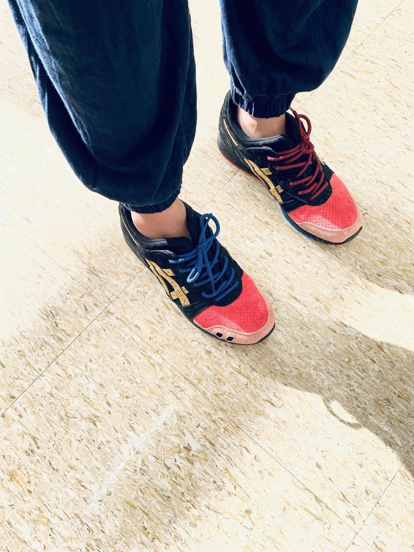 おはようございます🌞

初履きです。

やっぱ、アシ