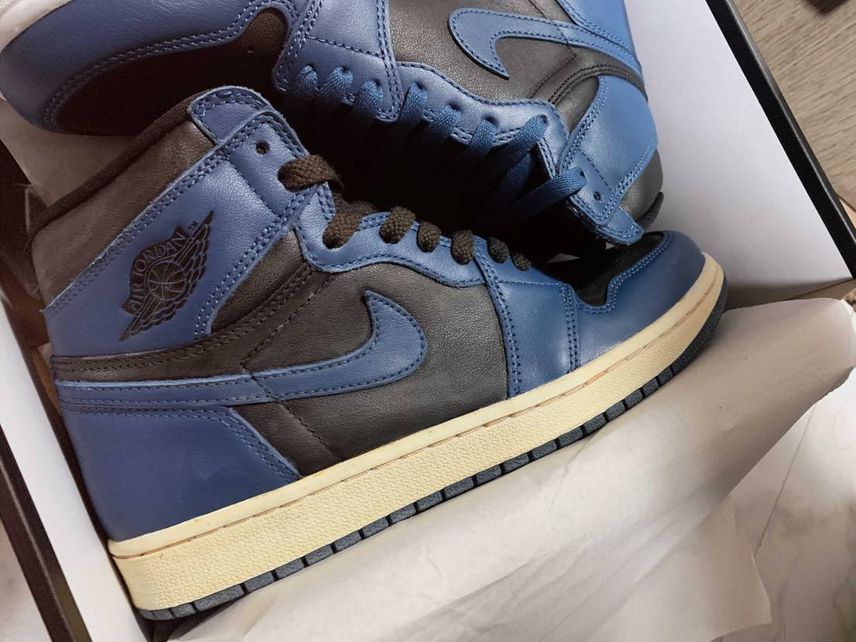 NIKEから届いて最速でヴィンテージ加工。
