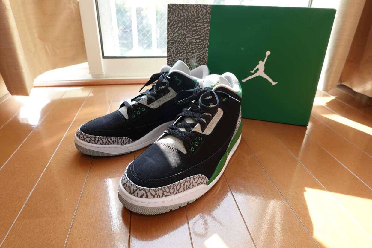 NIKEスニーカー図鑑2021
Airjordan3Pinegreen
Ni