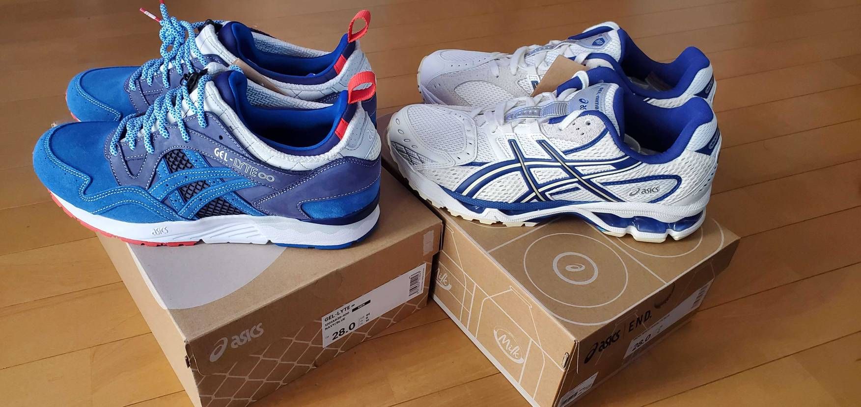 今月は今のところNIKEは一切なくこのASICS2足😃
これらは間違いない。