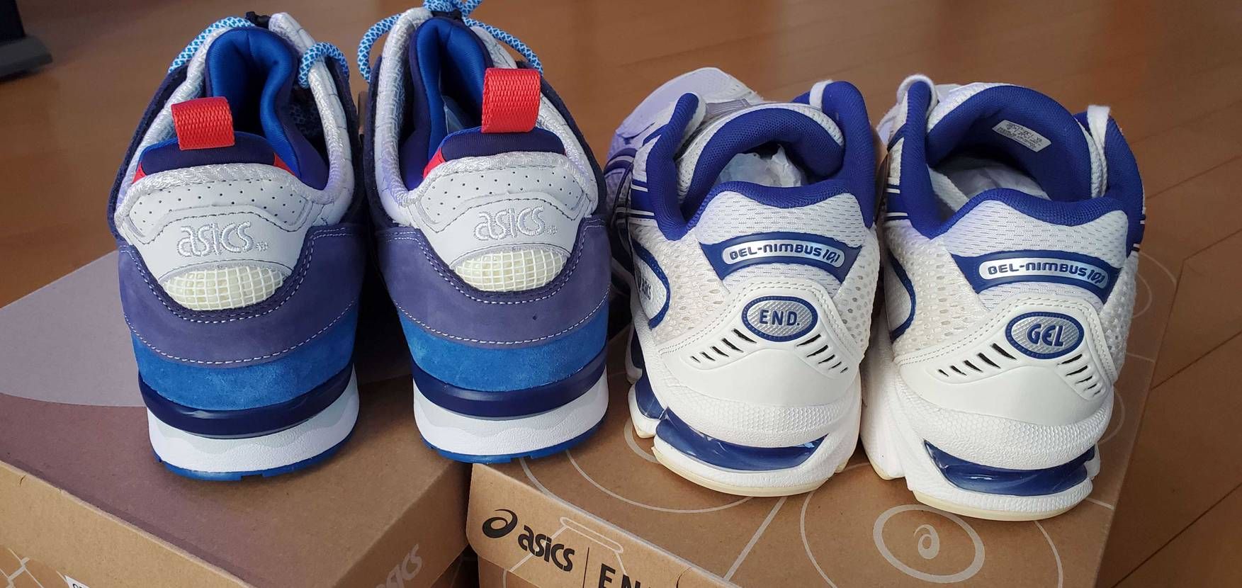 今月は今のところNIKEは一切なくこのASICS2足😃
こ