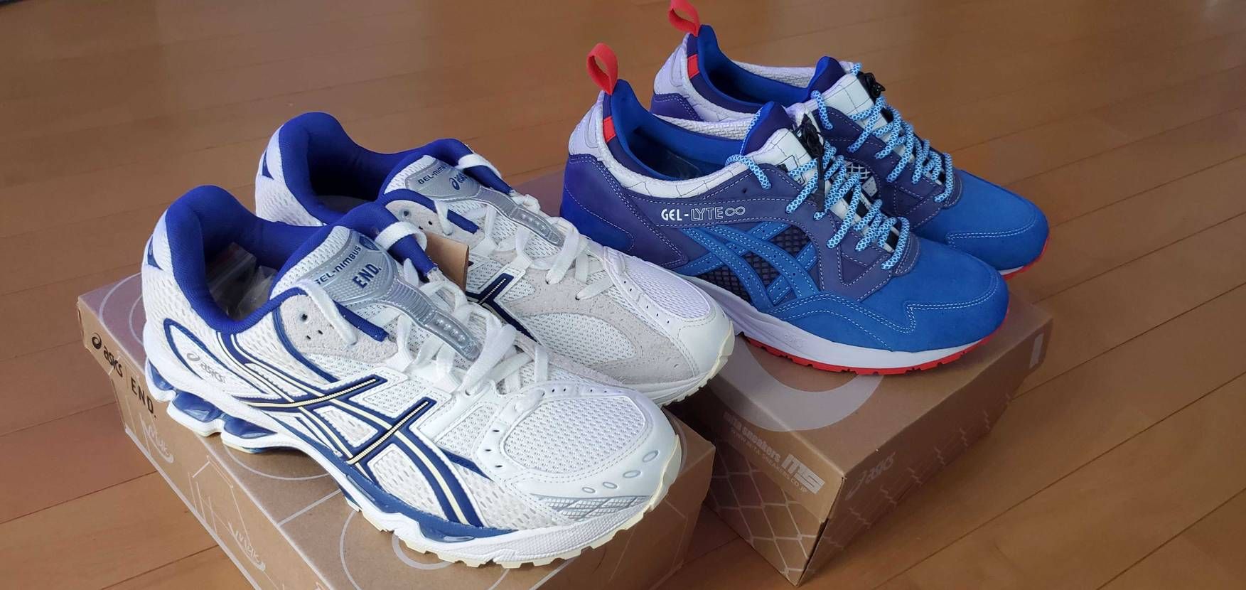 今月は今のところNIKEは一切なくこのASICS2足😃
こ
