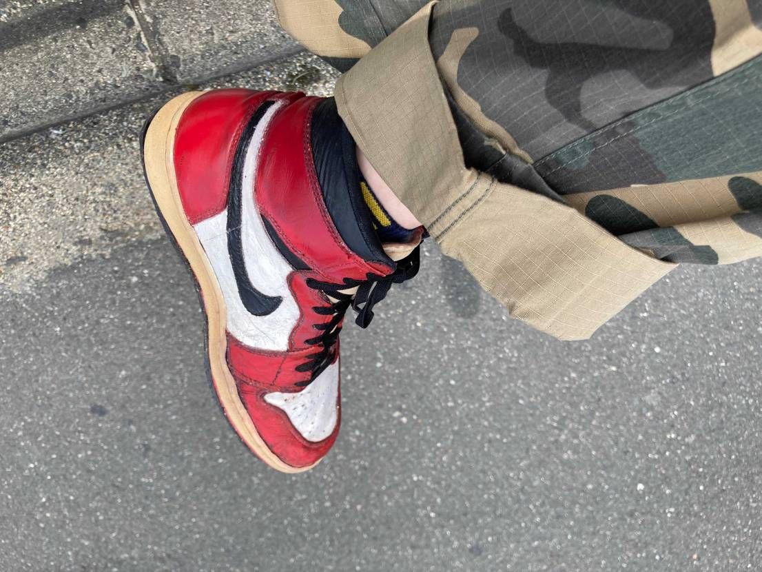 今日は息子の運動会にボロッボロの94シカゴで観覧🐮😁👟w
