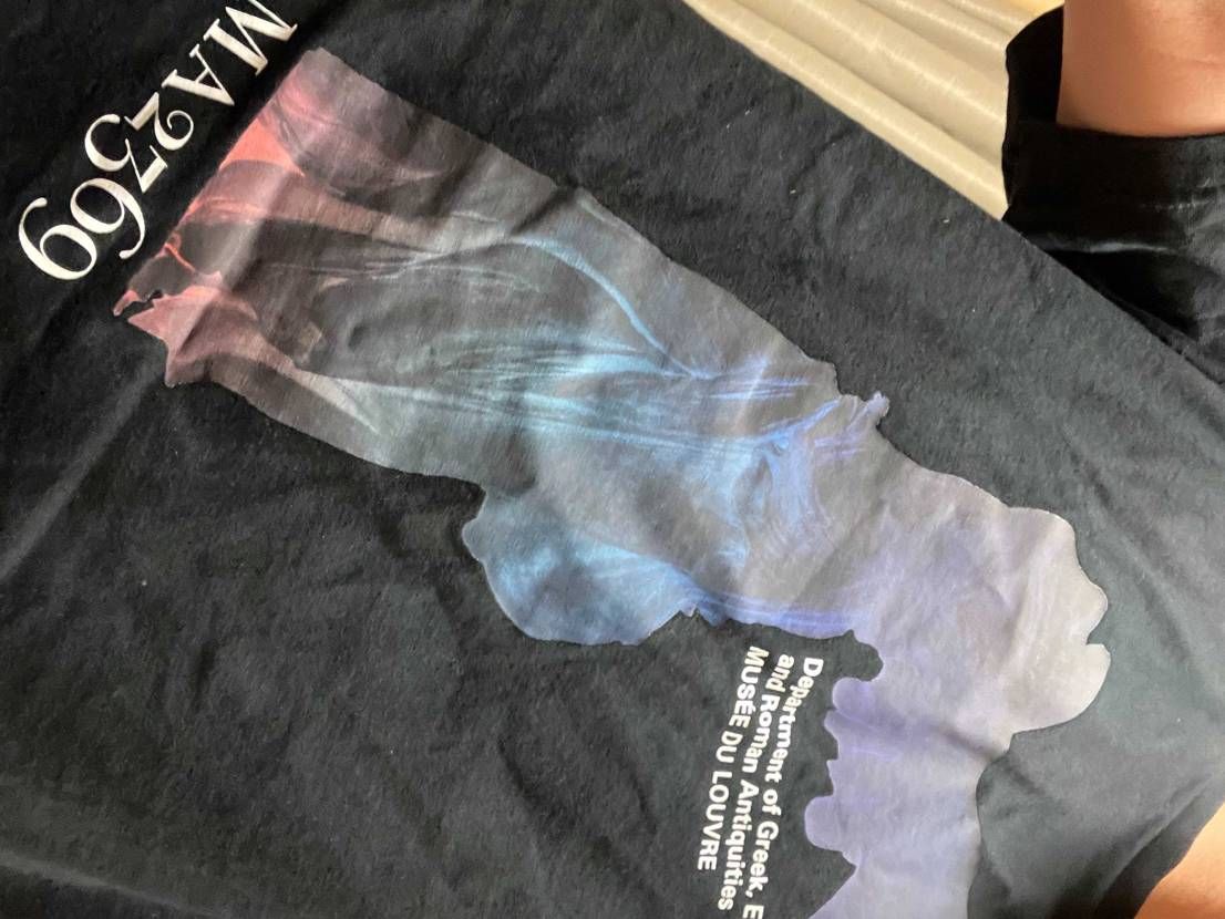 ユニクロでルーヴルコラボのかわいいTシャツを購入👚したのでこの子と一緒に着ちゃお