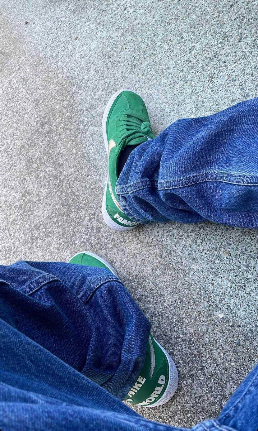 NIKE × SUPREME SB ZOOM BRUIN PINE GREEN🟢