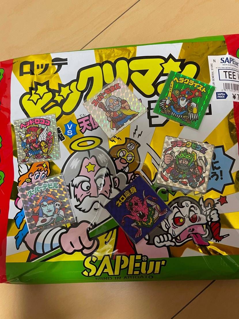 ビックリマン×サプールのコラボ✨
当時のビックリマン世代の