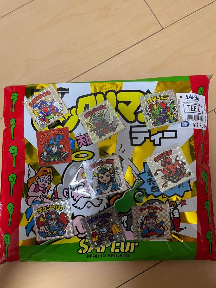 ビックリマン×サプールのコラボ✨
当時のビックリマン世代の