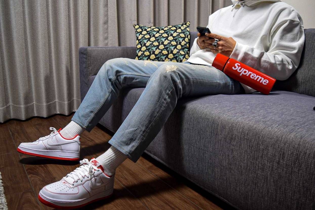 📸NIKE AIR FORCE 1 '07 STITCH "RADIANT RE