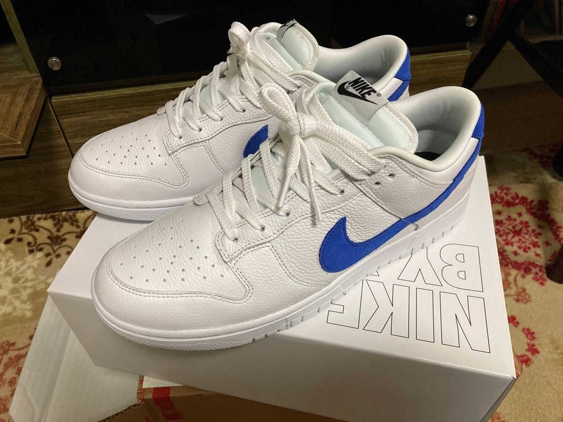 DUNK by you届いたけど、アッパーはスムースレザーじゃ無いのが残念。