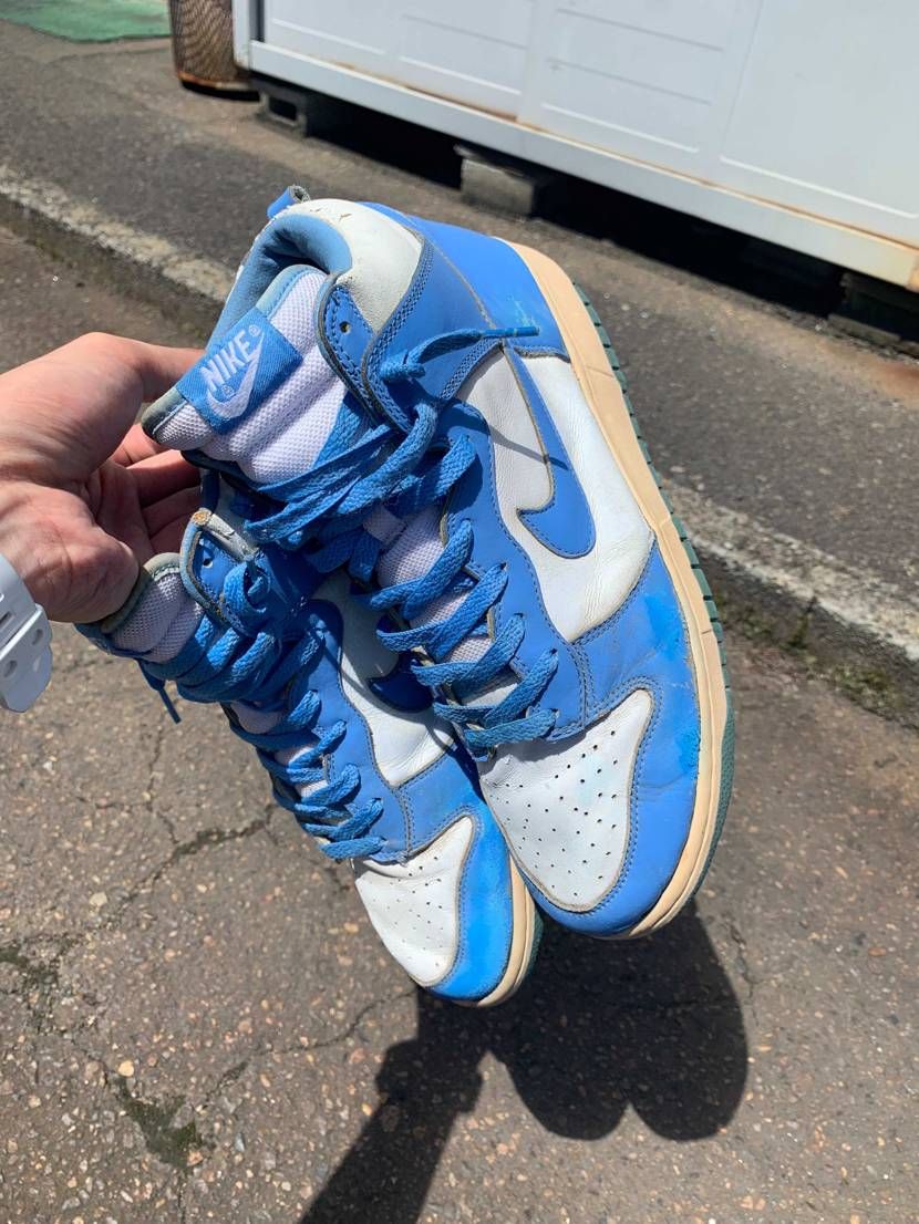 UNCダンクハイここまで綺麗になった😊
まだ少しソール黄ばんでるけど、これぐら