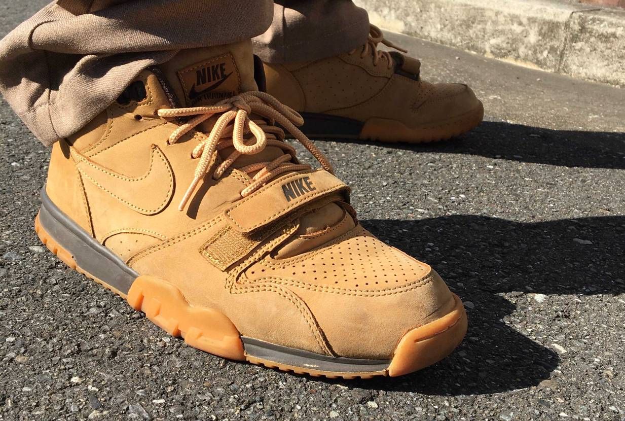 今日は、トレーナー1ウィート。久しぶりに履いた😀